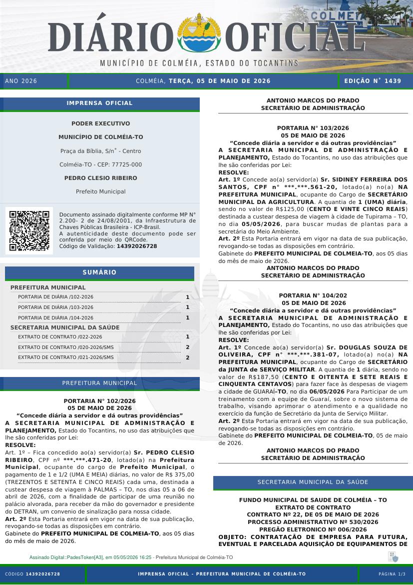 Capa da edição