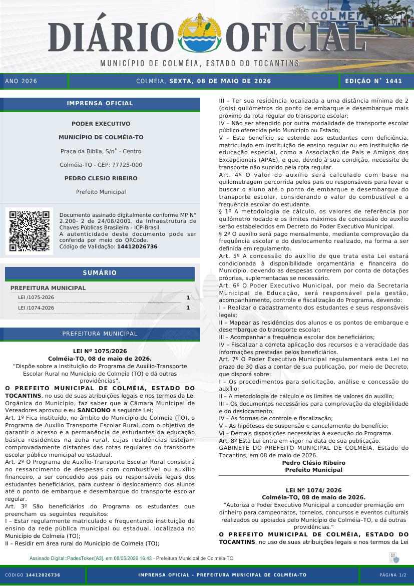 Capa da edição