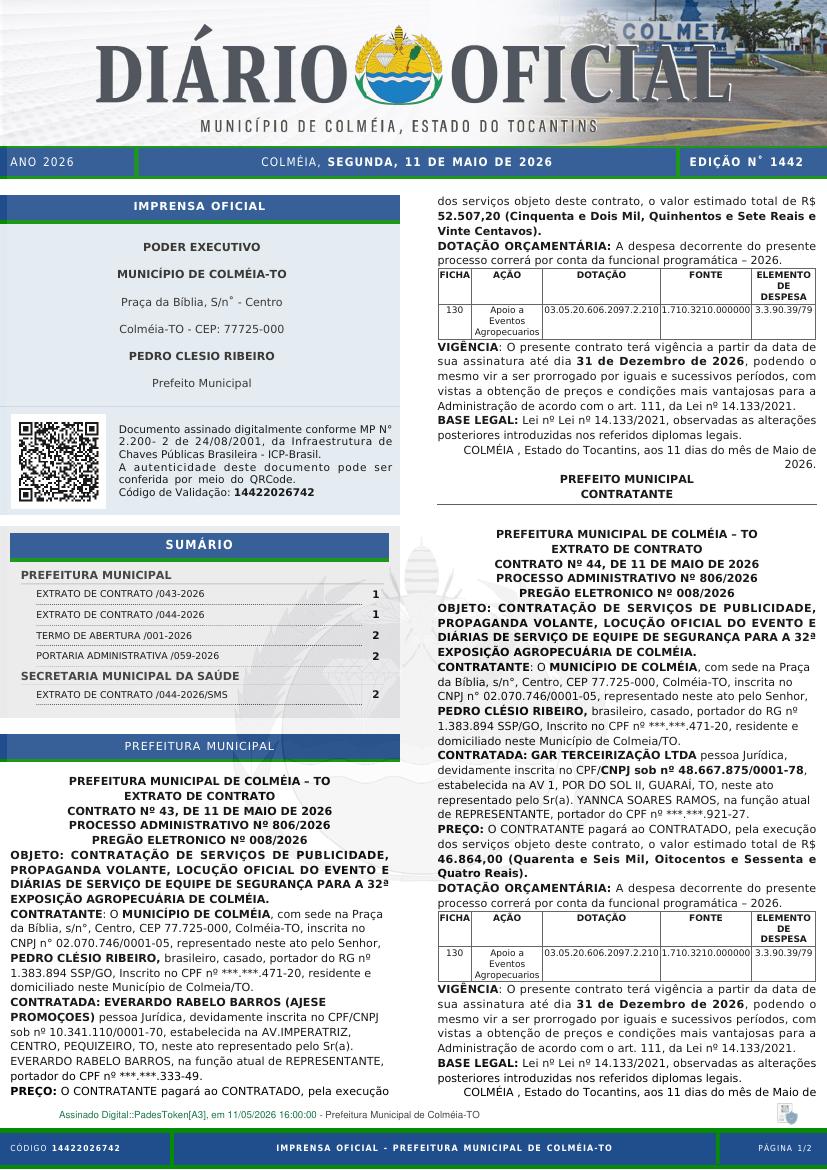 Capa da edição